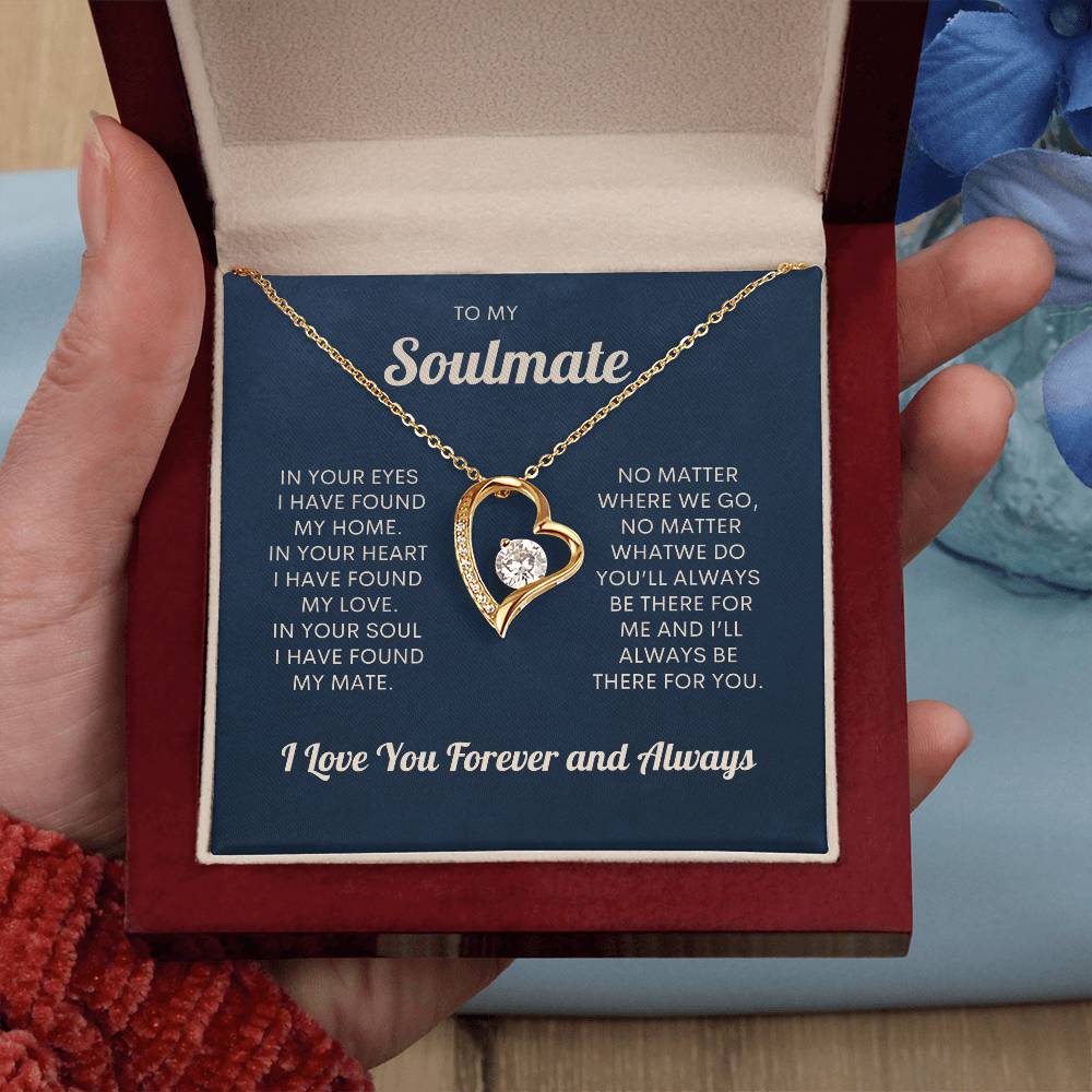 To My Soulmate  | Forever Love Necklace