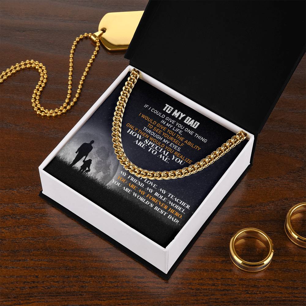 To My Dad | Cuban Link Chain