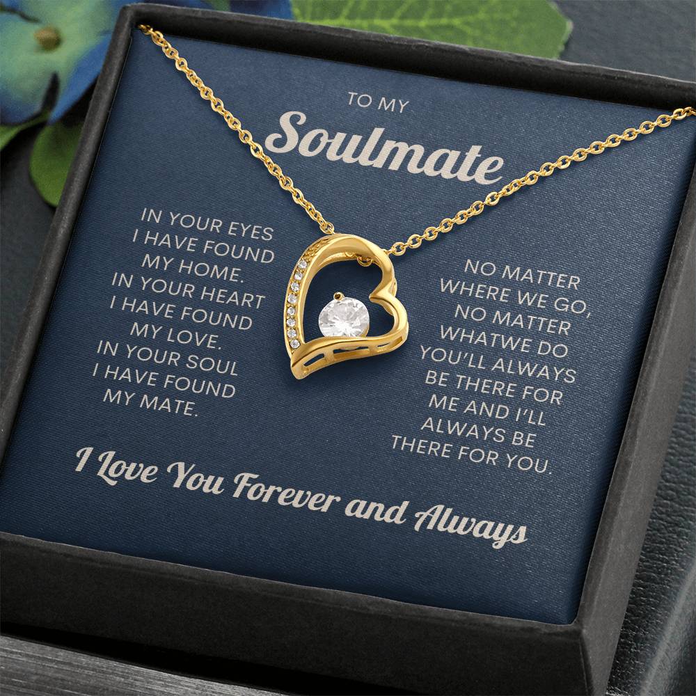 To My Soulmate  | Forever Love Necklace