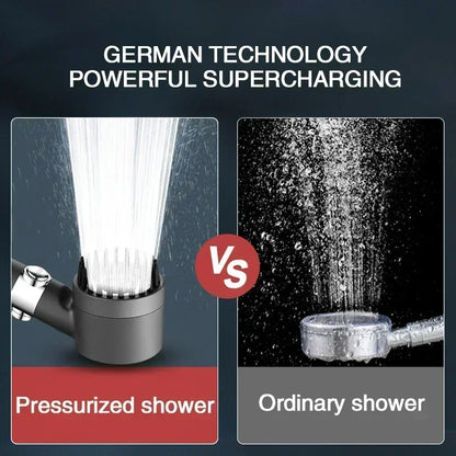 3 Mode High-Pressure Shower Head