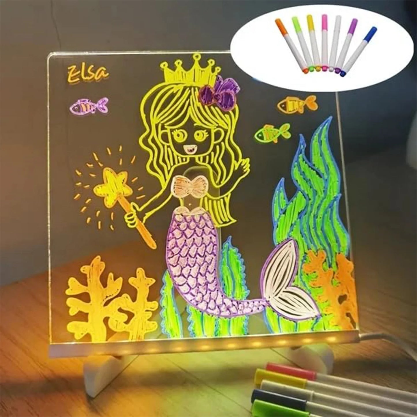 ColorPad: LED Writing Board with Pens