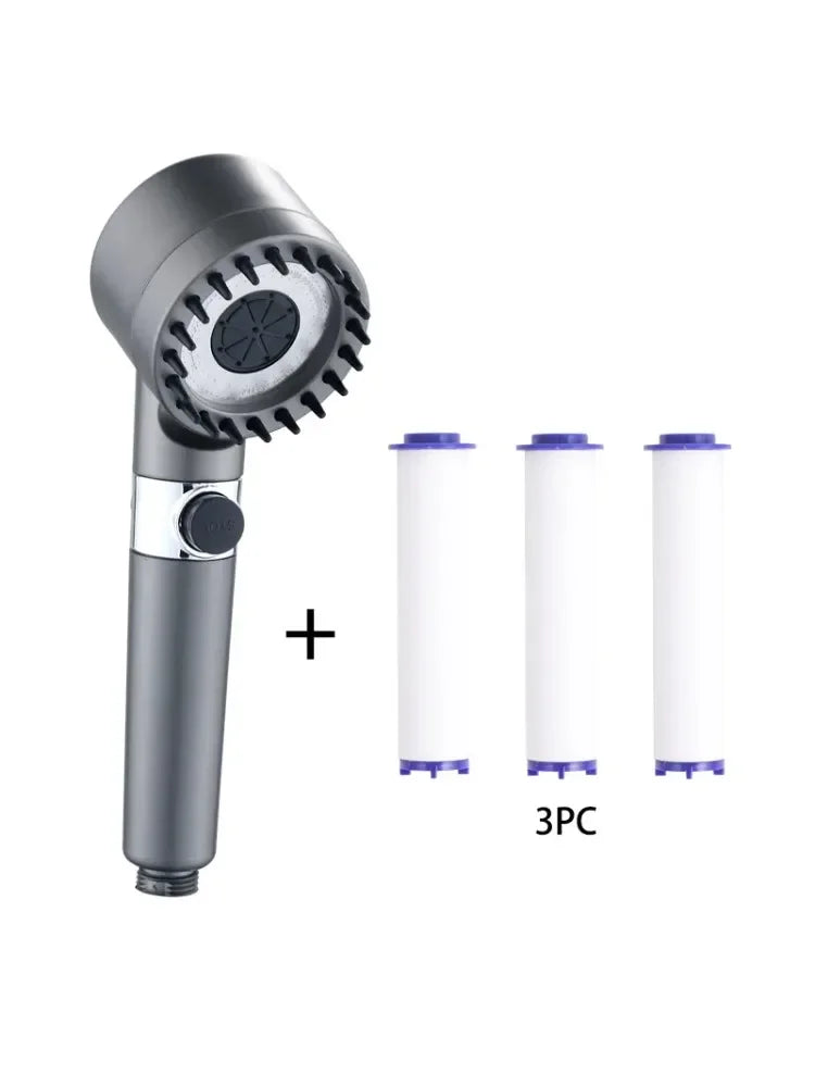 3 Mode High-Pressure Shower Head