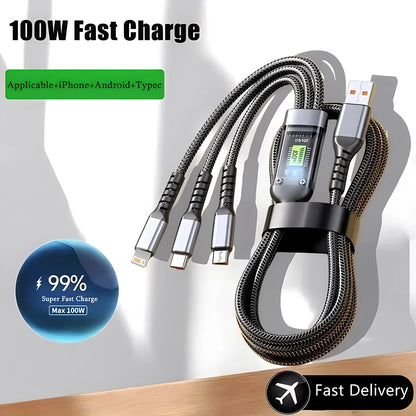 3-in-1 Luminous Fast Charger