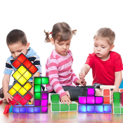 Stackable LED Puzzle Night Light