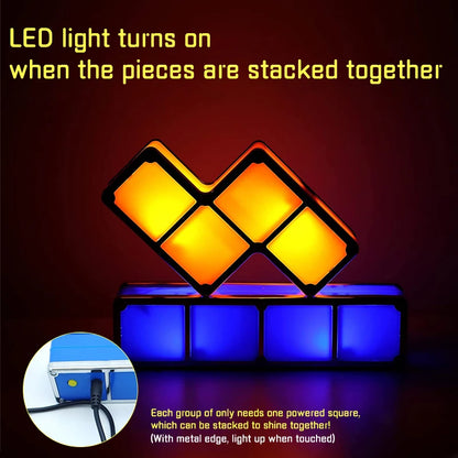 Stackable LED Puzzle Night Light