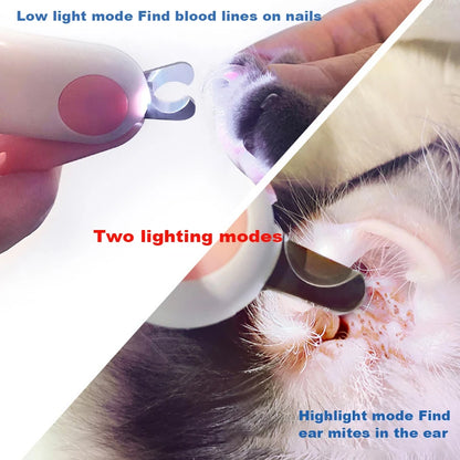 Smart LED Pet Nail Clipper